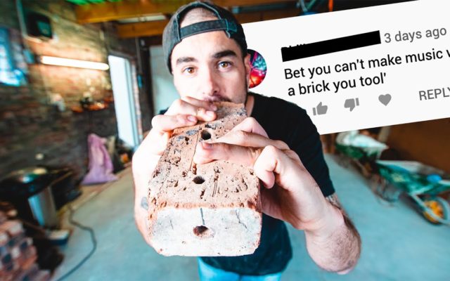 This guy played The Weeknd’s “Blinding Lights” using only bricks